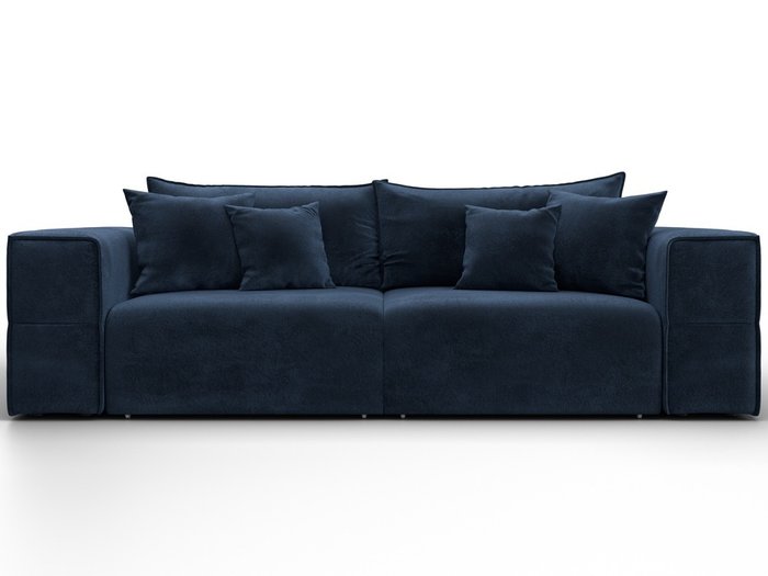 Диван-кровать Лига-058 темно-синего цвета - купить Прямые диваны по цене 96990 Диван-кровать Лига-058 темно-синего цвета - купить Прямые диваны по цене 96990