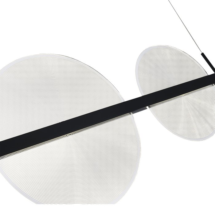 Светильник подвесной ST-Luce Черный/Прозрачный LED 1*24W 4000K SPLENDID - лучшие Подвесные светильники в INMYROOM