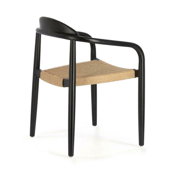 Стул Glynis черно-бежевого цвета - лучшие Обеденные стулья в INMYROOM