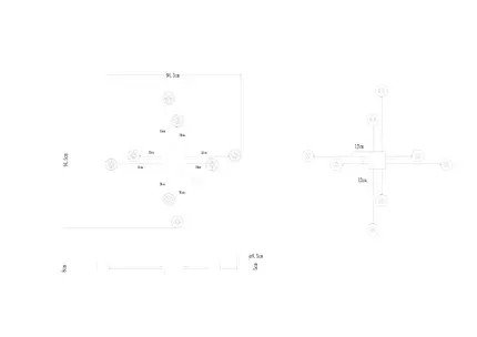 Потолочная люстра Arte Lamp TRACY A1527PL-8BK - лучшие Подвесные люстры в INMYROOM