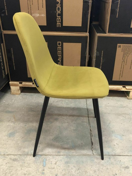 Стул Копенгаген горчичного цвета  - лучшие Обеденные стулья в INMYROOM