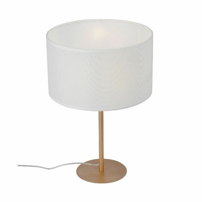 Настольная лампа V2884-8/1L (ткань, цвет белый) - лучшие Настольные лампы в INMYROOM