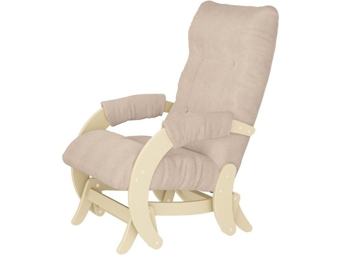 Кресло-глайдер Модель 68 бежевого цвета - купить Интерьерные кресла по цене 12161.0