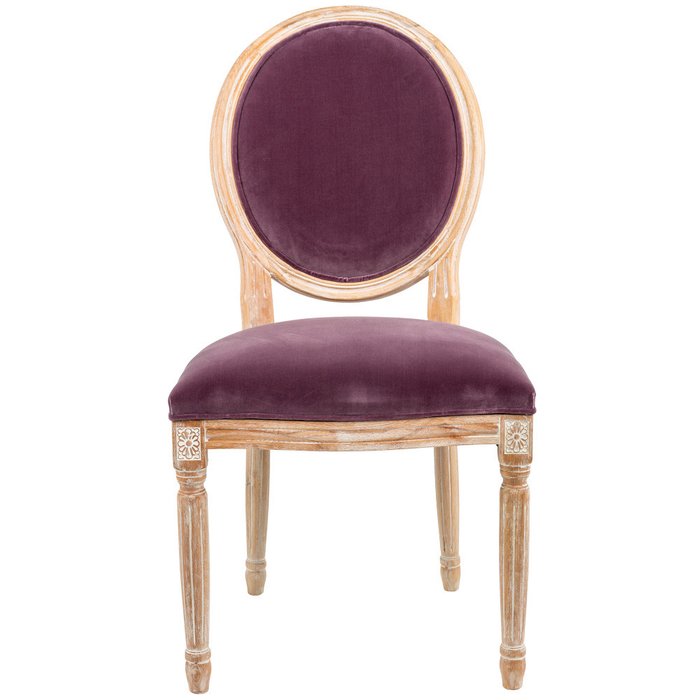 Стул Луи с обивкой фиолетового цвета - купить Обеденные стулья по цене 32000.0