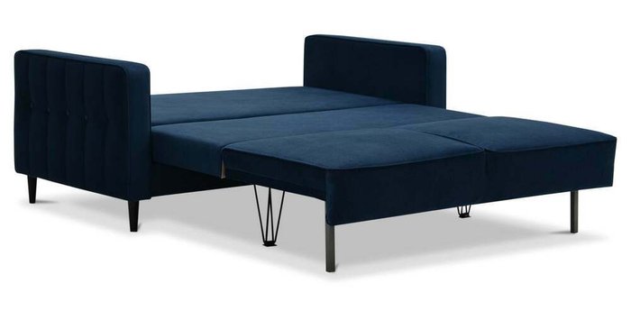 Диван-кровать Клайд мини синего цвета - лучшие Прямые диваны в INMYROOM