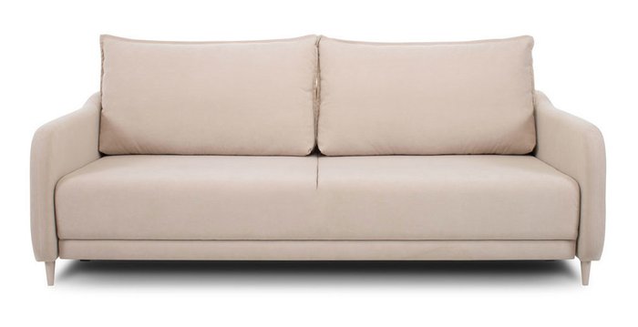 Прямой диван-кровать Бьёрг бежевого цвета