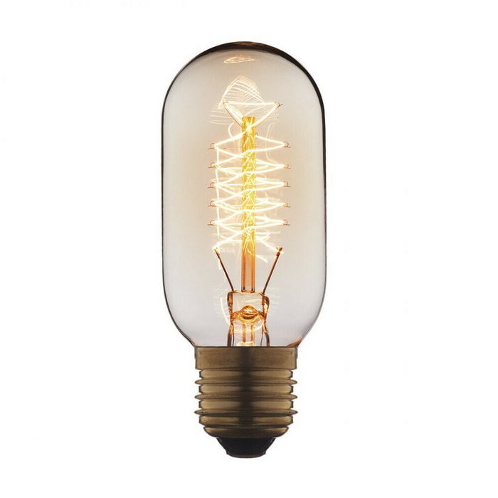 Ретро лампа накаливания E27 25W 220V 4525-ST цилиндрической формы - купить Лампочки по цене 510.0