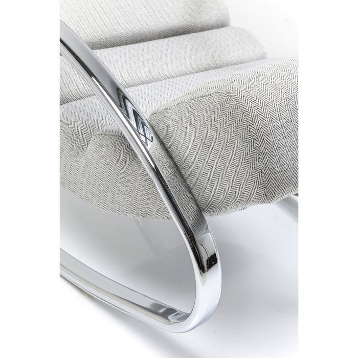 Кресло-качалка Manhattan серого цвета - лучшие Интерьерные кресла в INMYROOM