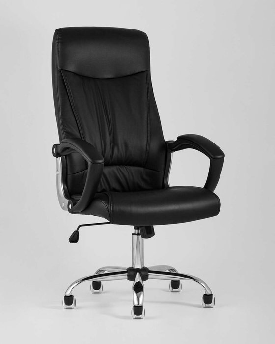 Кресло руководителя Top Chairs Tower черного цвета - купить Офисные кресла по цене 15990.0