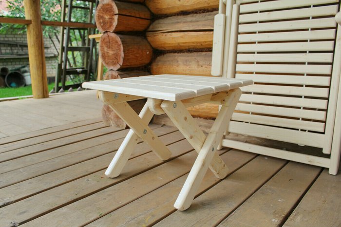 Складной садовый столик из массива ели - лучшие Садовые столы в INMYROOM