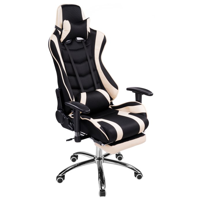 Компьютерное кресло Kano черно-кремового цвета - купить Офисные кресла по цене 19556.0