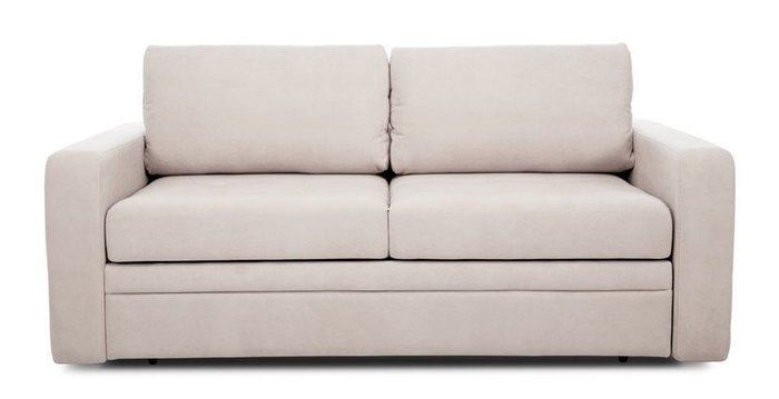 Прямой диван-кровать Бруно бежевого цвета 