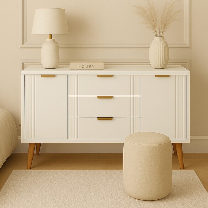 Комод Line молочного цвета - купить Комоды по цене 41440