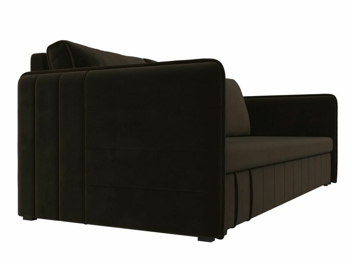 Прямой диван-кровать Слим коричневого цвета - лучшие Прямые диваны в INMYROOM