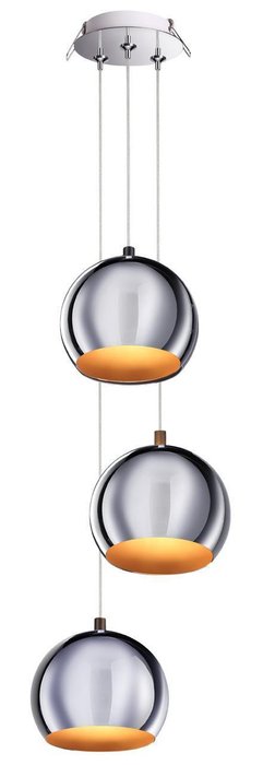 Подвесной светильник Glob цвета хром - купить Подвесные люстры по цене 8040.0