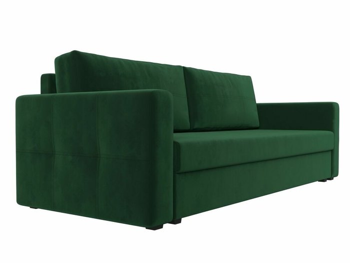 Диван-кровать Лига 006 темно-зеленого цвета - лучшие Прямые диваны в INMYROOM