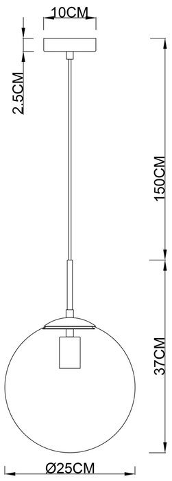 Светильник подвесной Volare с белым плафоном - лучшие Подвесные светильники в INMYROOM