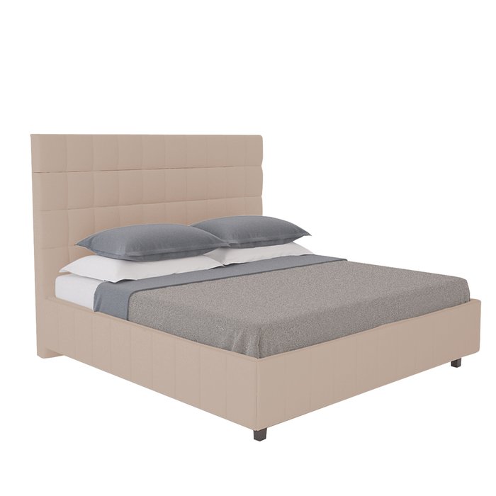 Кровать Shining Modern с мягким изголовьем и прочным деревянным каркасом 200х200 