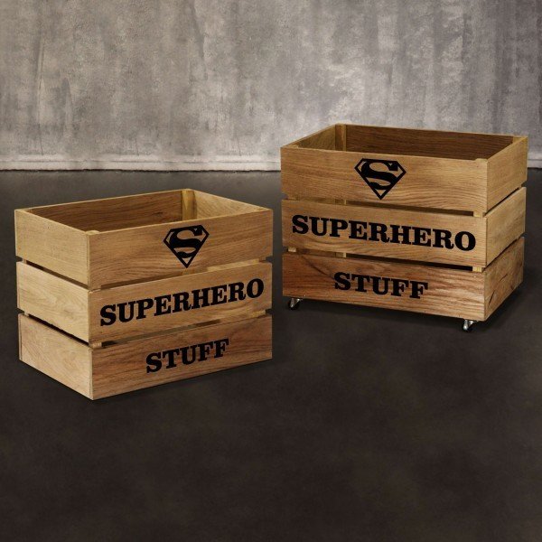 Ящик для хранения игрушек Superhero staff из дуба