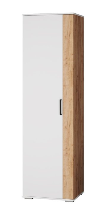 Шкаф для белья Оскар-18 бело-бежевого цвета