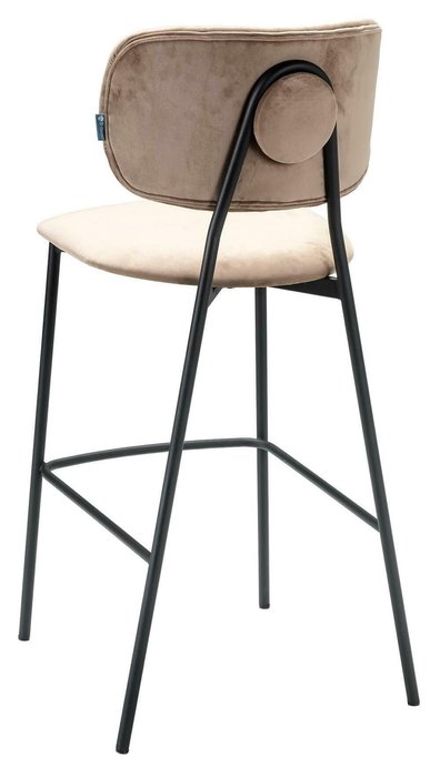 Стул барный Fendi бежевого цвета - лучшие Барные стулья в INMYROOM