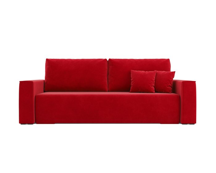 Диван-кровать Манхэттен красного цвета - купить Прямые диваны по цене 36490.0