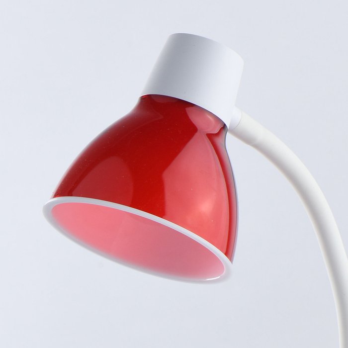 Настольная лампа Ракурс с красным плафоном - лучшие Рабочие лампы в INMYROOM