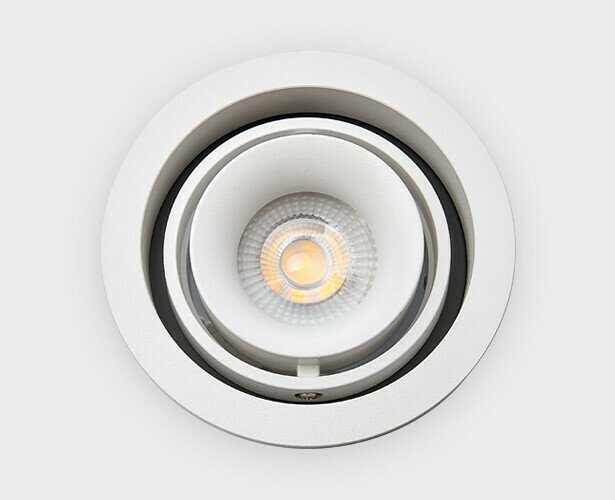 Встраиваемый светильник DE-313 white (металл, цвет белый) - купить Встраиваемые споты по цене 2880.0