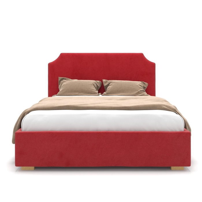 Кровать Natalie красная 180х200 - лучшие Кровати для спальни в INMYROOM