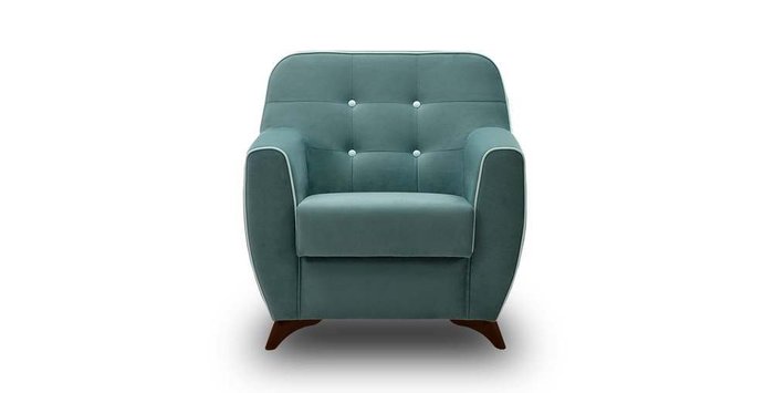 Кресло Элис голубого цвета - купить Интерьерные кресла по цене 11130.0