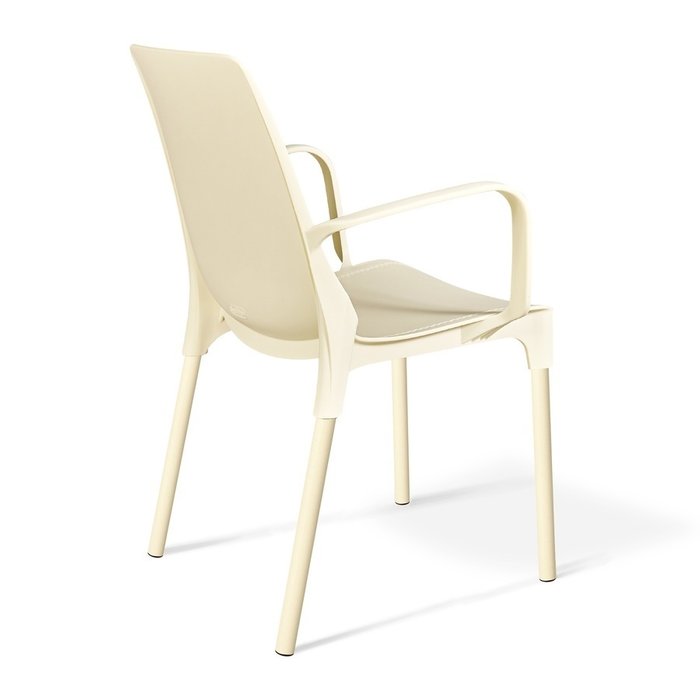 Стул с подлокотниками Manfred бежевого цвета - купить Обеденные стулья по цене 4025.0
