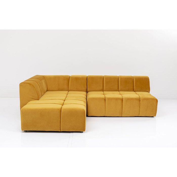 Угловой диван Bel Ami желтого цвета
