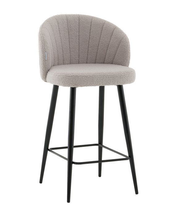 Барный стул Ханнингем светло-серого цвета