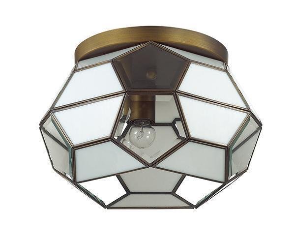 Потолочный светильник  Lekko  со стеклянным плафоном 