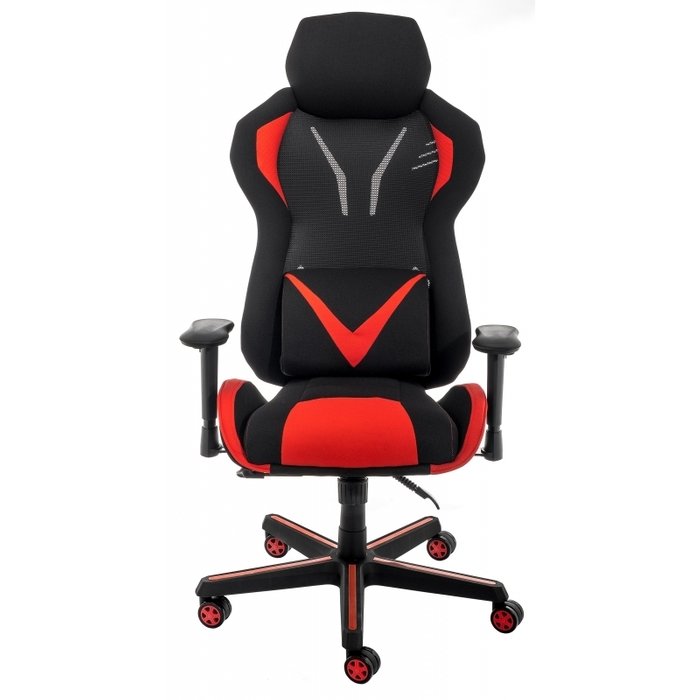 Офисное кресло Record красно-черного цвета - лучшие Офисные кресла в INMYROOM