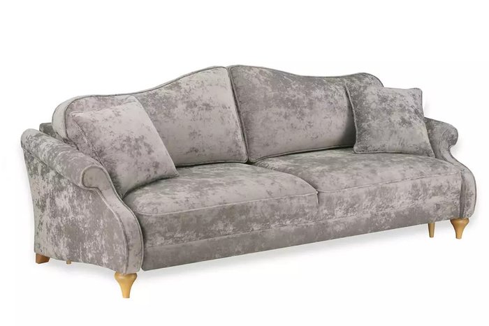 Прямой диван-кровать Бьюти Премиум бежевого цвета - купить Прямые диваны по цене 92999.0