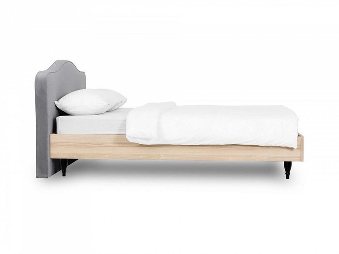 Кровать Queen II Elizabeth 160х200 с изголовьем серого цвета - лучшие Кровати для спальни в INMYROOM
