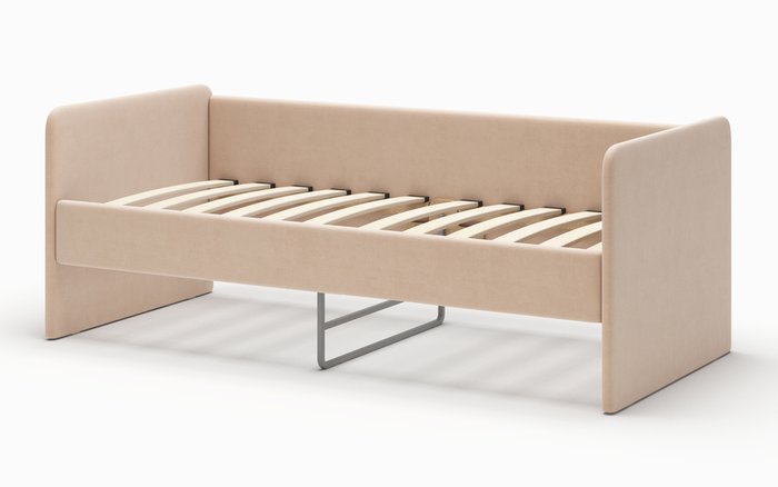 Кровать-диван Donny 2 70х160 цвета латте без подъемного механизма - купить Одноярусные кроватки по цене 10800.0