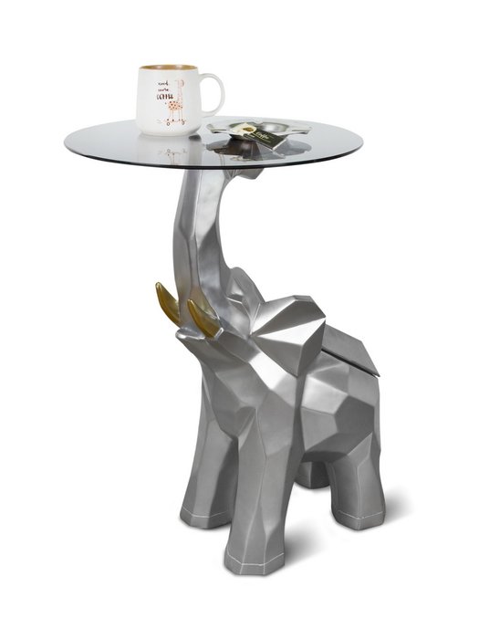 Столик кофейный Vassoio серого цвета - купить Кофейные столики по цене 22860.0