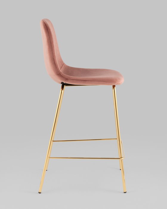 Полубарный стул Валенсия SN розового цвета - лучшие Барные стулья в INMYROOM