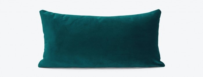 Набор из двух подушек сине-зеленого цвета - купить Декоративные подушки по цене 5990.0