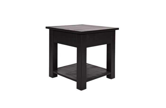 Журнальный столик DE EEKHOORN "Boris side table rough sawn black"   - купить Кофейные столики по цене 5855.0