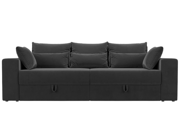 Прямой диван-кровать Мэдисон серого цвета - купить Прямые диваны по цене 39990.0