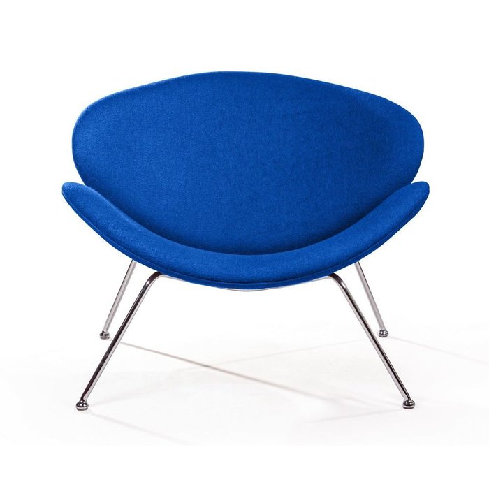 Лаунж кресло Slice синего цвета - купить Интерьерные кресла по цене 24900.0