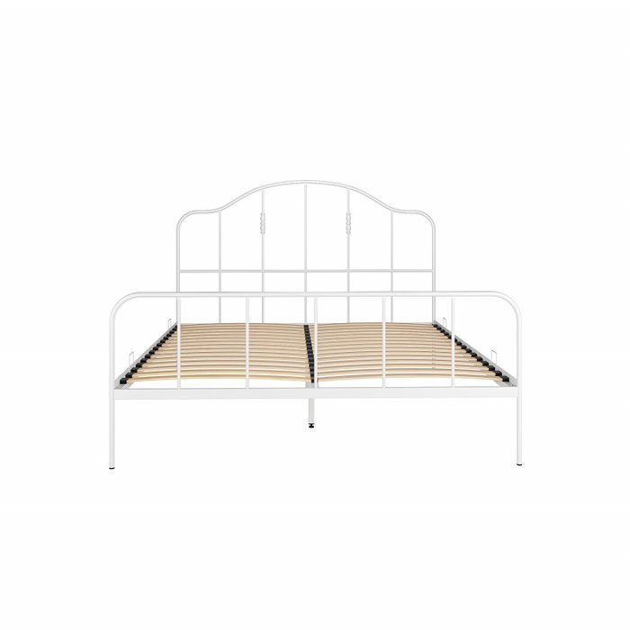 Кровать Милена 160х200 белого цвета - купить Кровати для спальни по цене 21400.0
