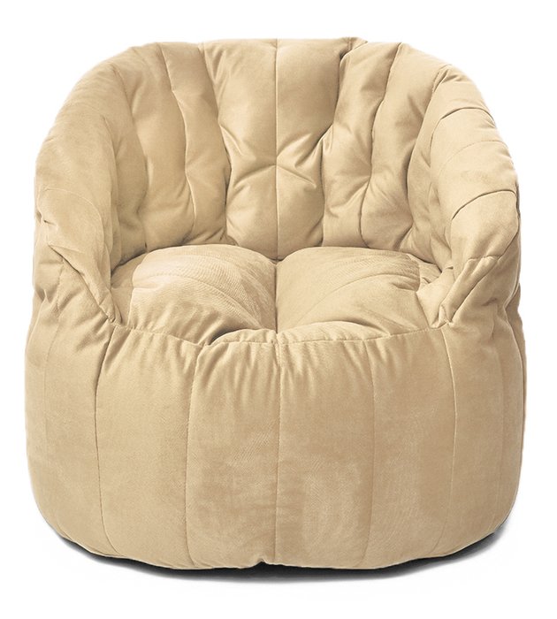Кресло мешок Энджой Maserrati 03 XL в обивке из велюра  - купить Бескаркасная мебель по цене 8168.0