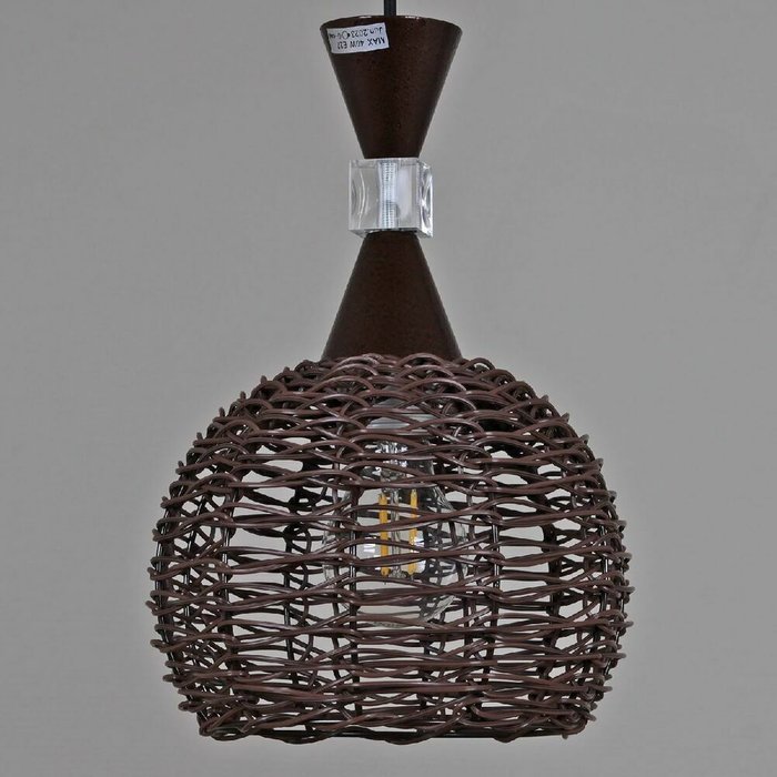 Подвесной светильник 04569-0.4-01 CF (пластик, цвет коричневый) - купить Подвесные светильники по цене 1510.0