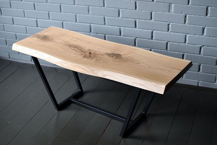 Кофейный стол Wood черно-бежевого цвета - купить Журнальные столики по цене 19900.0
