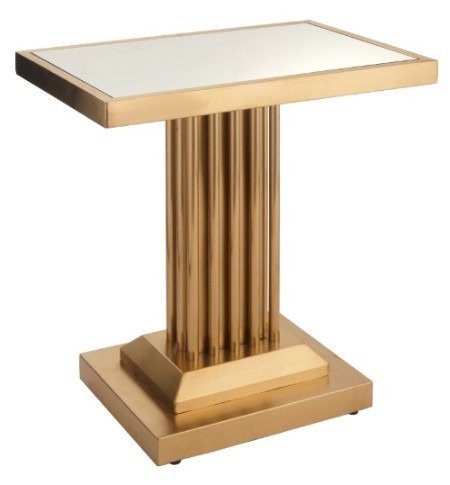 Приставной кофейный столик Ealing со стеклянной столешницей 