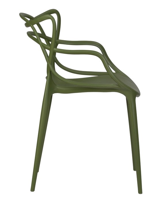 Стул обеденный Contrast зеленого цвета - лучшие Обеденные стулья в INMYROOM